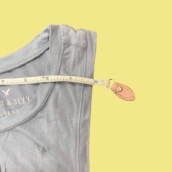 American Eagle "Soft & Sexy" Feather Graphic Tank Top | Gray | Size M - Picture 5 of 7